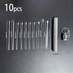 10-Pieces: Stainless Steel Ear Wax Removal Tool Set