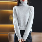100% Cashmere Turtleneck Sweater - Timeless Elegance and Softness