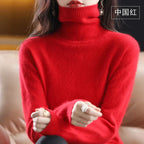 100% Cashmere Turtleneck Sweater - Timeless Elegance and Softness