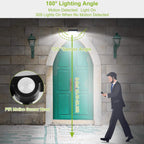 100 LED Solar Powered Wall Lights Outdoor