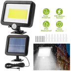100 LED Solar Powered Wall Lights Outdoor