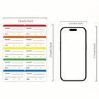 100-Pieces: Colored Freezer Labels Food Storage Labels Stickers