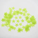 100-Pieces: Luminous Glow in the Dark Star Wall Stickers