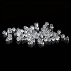 100-Pieces: Transparent Plastic Ear Clog Ear Stud Earring Pin Backs Ear Plug