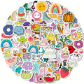100-Pieces: VSCO Sticker Pack - Cute Cartoon Designs, Waterproof Vinyl Decals for Laptops, Water Bottles & Luggage