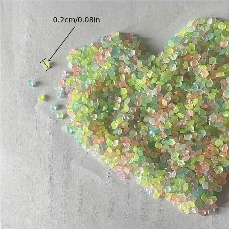 1000-Pieces: Luminous Glowing Stones for Garden, Plants, Aquarium & More