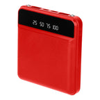 10000 mAh Portable Powerbank Mini with Dual USB Ports LCD Display