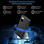 10000mAh Power Bank Portable Charger External Battery Pack