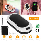 10000mAh Power Bank Rechargeable Pocket Warmer Double-Sided Heating