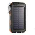 10000mAh Solar Power Bank with Flashlight