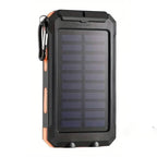 10000mAh Solar Power Bank with Flashlight