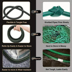 Heavy-Duty Expandable Garden Hose - Leakproof Design with Spray Nozzle