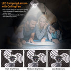 10400 mAh Portable Camping Fan