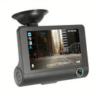 1080P 3-Camera Recorder Dash Cam with Night Vision