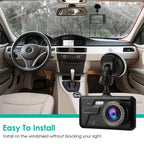 1080P 4-Inch Touch Screen Dual Dash Cam