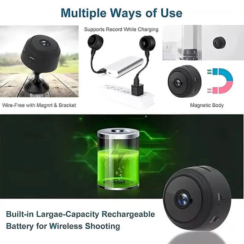1080P Mini Wireless 2.4G Surveillance Hidden Camera