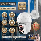 1080P Outdoor Full Color Night Vision Surveillance Camera