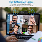 1080P USB Webcam 170 Degree Vertical Adjustment with Clip
