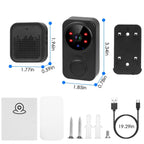 1080P WiFi Security Doorbell Camera 2-Way Audio Free Cloud Storage