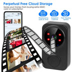 1080P WiFi Security Doorbell Camera 2-Way Audio Free Cloud Storage