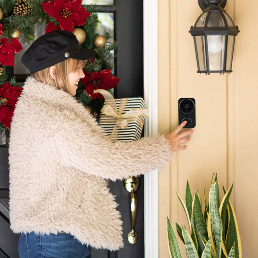 1080P WiFi Security Doorbell Camera 2-Way Audio Free Cloud Storage