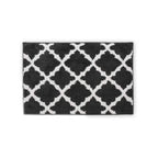 Bibb Home 1-2 Pack Trellis Micro Shag Bath Rugs 17" X 24"