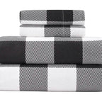 4-Piece: Kathy Ireland 100% Turkish Cotton Flannel Sheet Set