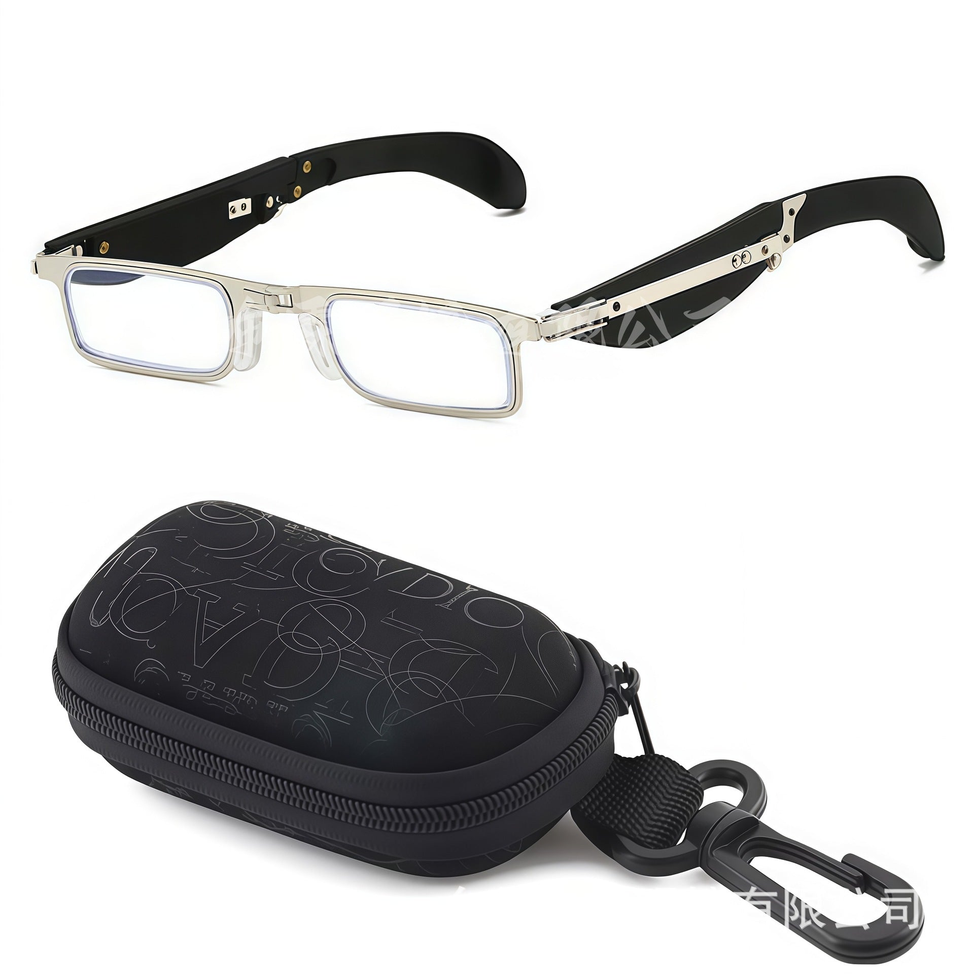 Foldable Anti-Blue Light Reading Glasses with Case, Anti Eyestrain/Glare Computer Reading Glasses