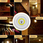 5pcs Smart Wireless LED Under-Cabinet Lights – Remote Control