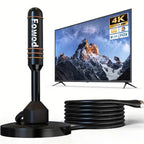 10ft Coax Cable HD Digital TV Antenna with Magnetic Base