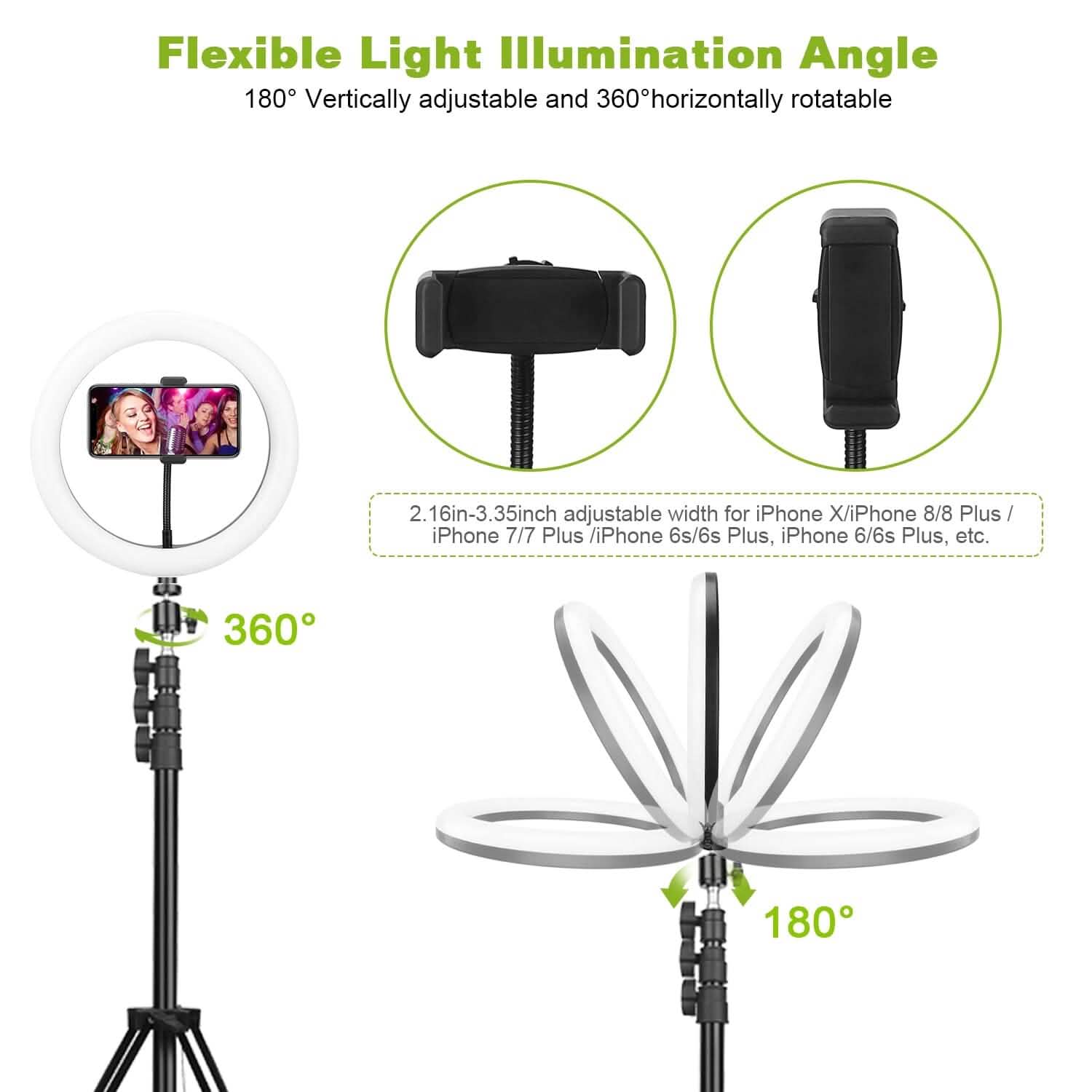 10in 120 LEDs Selfie Ring Light