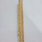10K Solid Yellow Gold 8" 6MM Rope Bracelet