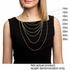 10k Yellow Gold 5MM Curb Chain Cuban Link Necklace 16"-30" Made In Italy