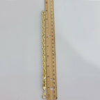 10k Yellow Gold Mens 6mm Diamond Cut Rope Genuine Italian Chain Link Bracelet 8"