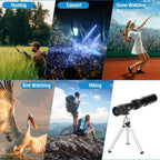 10X-300X Zoom Monocular Telescope High Definition Phone Telephoto Lens