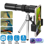 10X-300X Zoom Monocular Telescope High Definition Phone Telephoto Lens