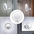 10X Magnifying LED Lighted Makeup Mirror