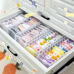11 Grid Sock Underwear Storage Box Mesh Closet Organizer