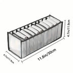 11 Grid Sock Underwear Storage Box Mesh Closet Organizer