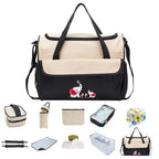 11-Piece Set: Multifunctional Diaper Handbags with Food Bag