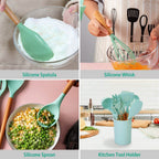 11-Piece: Silicone Cooking Utensil Set