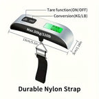 110lb/50kg Capacity Digital Luggage Scale with LCD Display