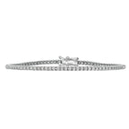 1.15 Carat Natural Diamond Tennis Bracelet G SI 14K White Gold 8-Inch