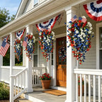 Patriotic Style Hanging Bouquet Ornament for USA 250th Anniversary Festival Decor