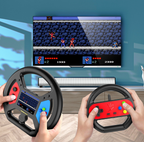 3.5-inch handheld game console with steering wheel design 999 Games Included