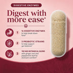 Digestive Enzyme Complex with Prebiotics & Probiotics – Daily Mealtime Comfort Support