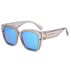 Women’s Polarized Square Sunglasses – Lightweight UV400 Shades for Driving, Beach & Travel