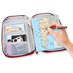 12 Pocket Travel Passport Wallet