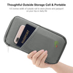 12 Pocket Travel Passport Wallet
