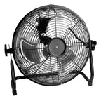 12" Floor Fan Copper Motor High-Velocity with 3 Adjustable Speeds